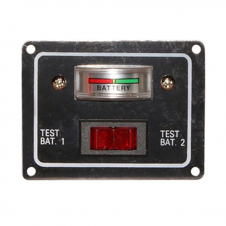 Schwarz lackiertes Leichtmetall-Batterie-Ladeprüfgerät