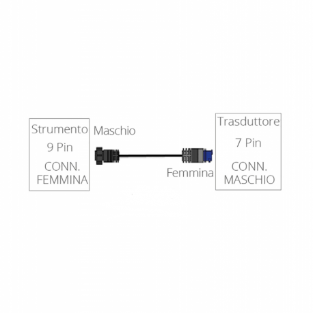 Adapterkabel für 9 auf 7-polige Stecker - Lowrance