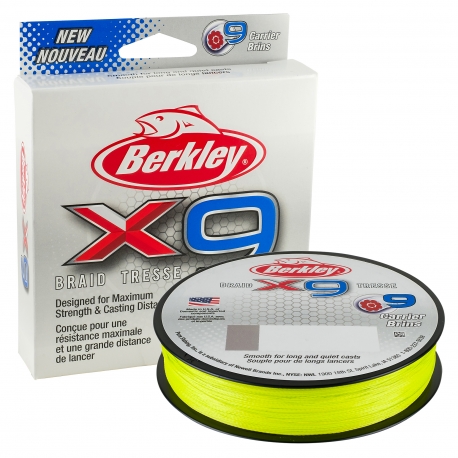 Berkley X9 Braid 0,10MM geflochten 150M FLGRN