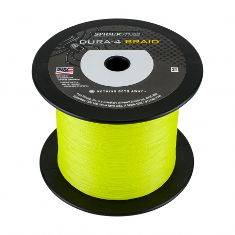 SpiderWire Dura 4 0.25MM geflochten 1800M YEL