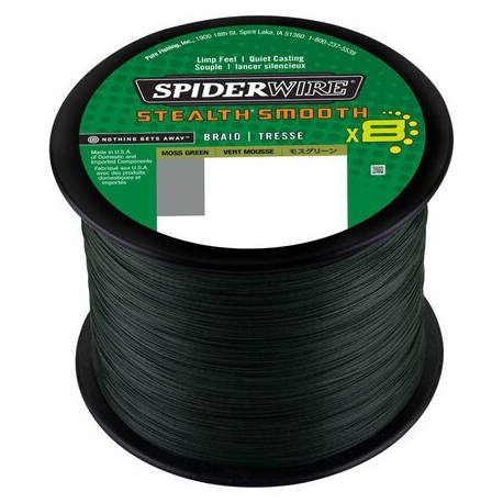 SpiderWire Stealth Smooth 8 Geflecht 0.23MM geflochten 2000M GRN