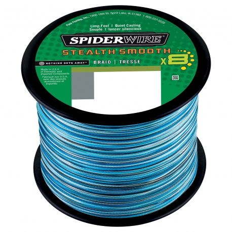 SpiderWire Stealth Smooth 8 Geflecht 0,19MM geflochten 2000M BLCAM