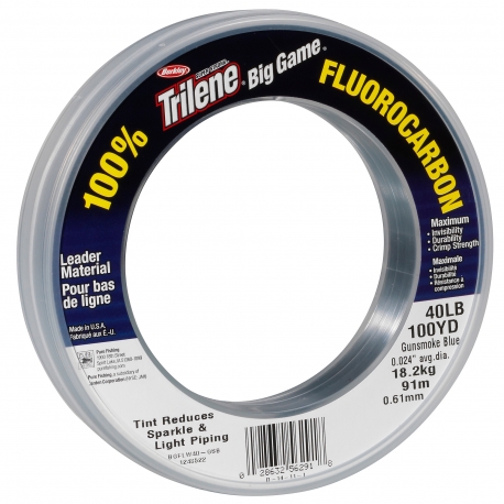 Berkley Trilene Big Game 0.56MM Fluorocarbon-Vorfachkabel 91M