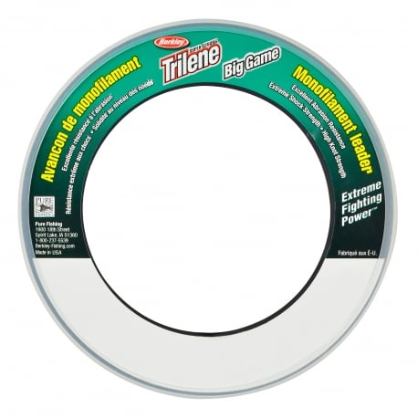 Berkley Trilene 0.63MM Großwild Mono Vorfächer 50M CLR