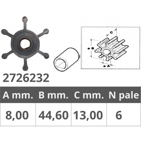 Laufrad johnson 09-1052s-9