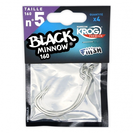 Fiiish Black Minnow No.5 Krog 4 Haken Premium von VMC