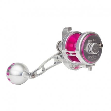 Ryoko Borka 300L Silver Pink Schleppangelrolle