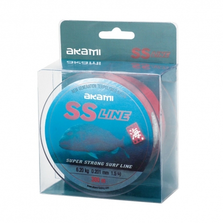 Akami SS-Line 0.20MM Nylonschnur 300M Rot