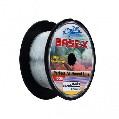 Lit'l Fish Base-X 0.25MM Nylon Angelschnur 100M