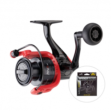 Abu Garcia Max X 2000 Rolle mit SpiderWire Dura4 Geflecht