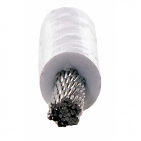 Seil aus rostfreiem Stahl AISI 316, beschichtet mit weißem Kunststoff