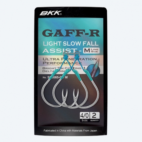 BKK SF Gaff-R Light Slow Fall Assist-M Doppelhaken N.1/0