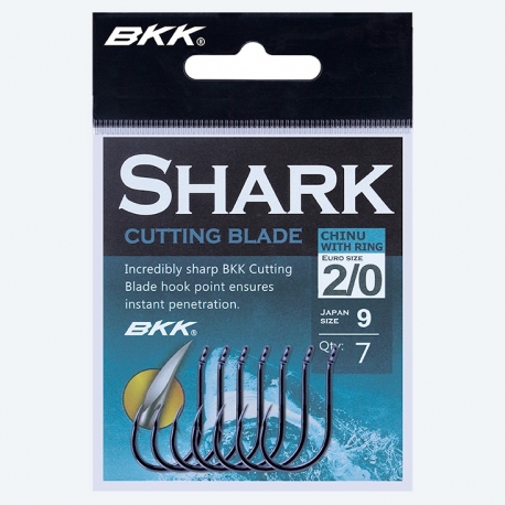 BKK Shark Chinu-R CB No.1 Angelhaken schwarz nickel
