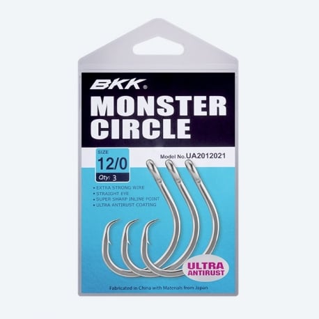 BKK Monster Circle Ultra-Antitrust Nr. 8/0 Drifthaken