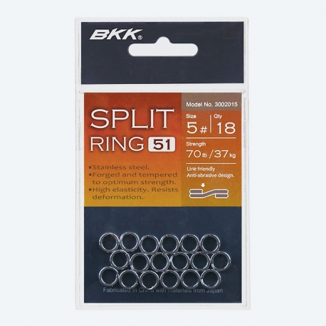 BKK Split Ring-51 Nr. 3 aus Edelstahl