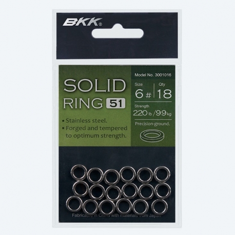 BKK Solid Ring-51 Nr. 3 aus Edelstahl