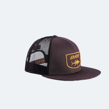 BKK Thunfisch Snapback Hut mit flachem Visier braun