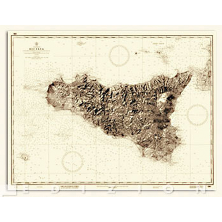 Historische Karte von Sizilien