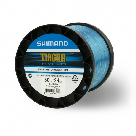 Shimano Tiagra Hyper Trolling IGFA 50LBs nylon blau 0.68MM von 1000M