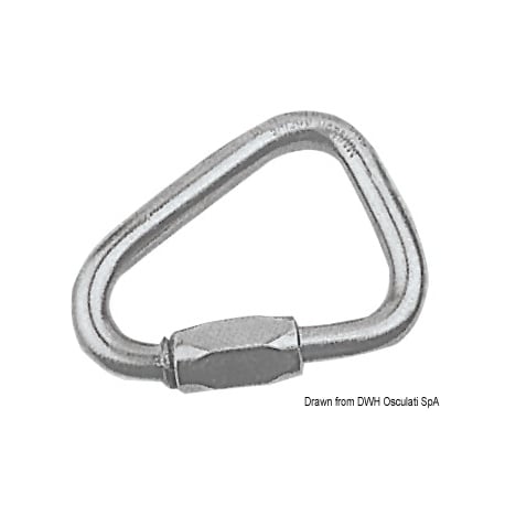 Delta-Karabiner mit Schrauböffnung