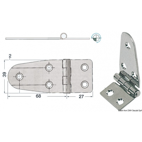 2 mm Scharnier 19613