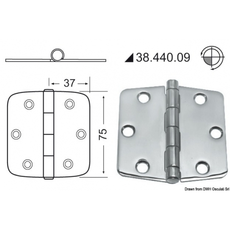 2 mm Scharnier 19601