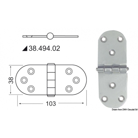 2 mm Scharnier 2682