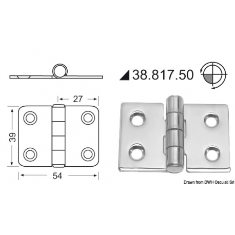 2 mm Scharnier 19580