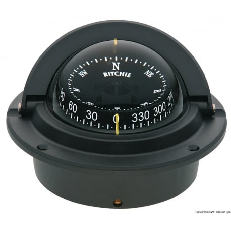 Voyager 3'' (76 mm) Kompasse mit Kompensatoren und Licht - Ritchie Navigation 35080