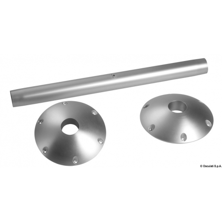 Aluminium-Tischbein mit Außenfuß 31228