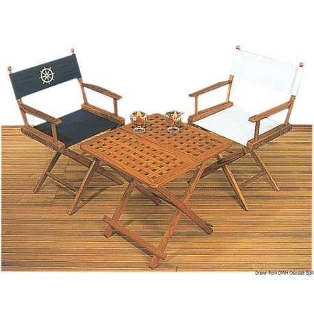 Klappbarer Stuhl aus echtem Teakholz - ARC Marine 4549