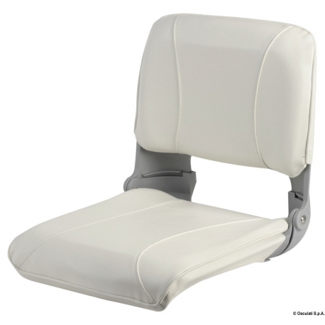 Sitz mit abklappbarer Rückenlehne und abnehmbarem Bezug 33503