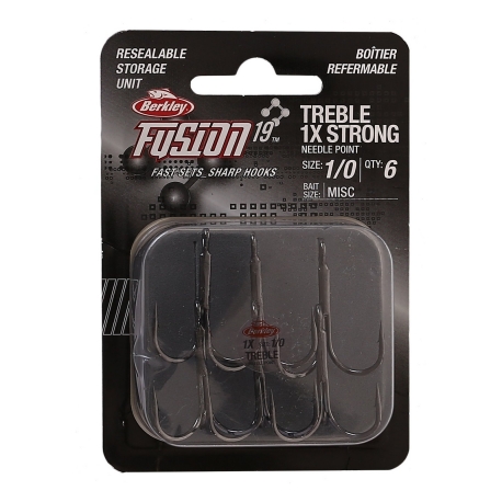 Berkley Fusion19 Treble 1x Dreifachanker N.2/0