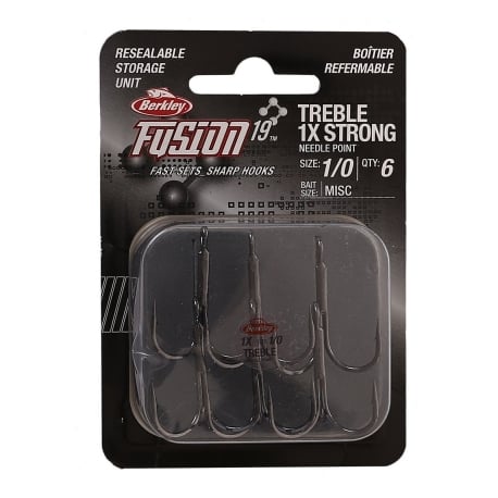 Berkley Fusion19 Treble 1x Dreifachanker N.3/0