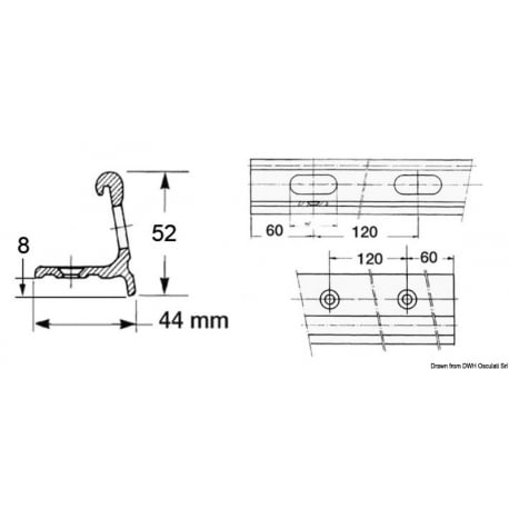 Gabelprofile und Zubehör aus Edelstahl AISI 316 aus eigener Produktion 4094