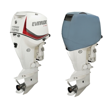 Evinrude-Motorabdeckung für die Verwendung beim Segeln - Oceansouth