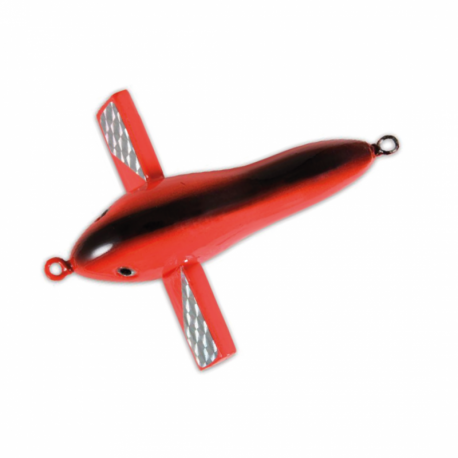 Sele Air Fish 15 cm. Schleppflieger aus Holz