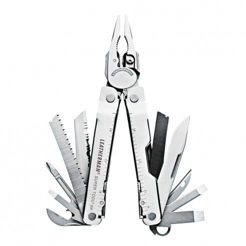 Supertool 300 Edelstahlzange mit 19 Funktionen - Leatherman