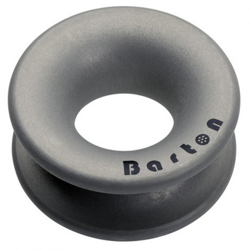 Anello di rinvio in alluminio anodizzato per cime Ø 12 mm - Barton Marine