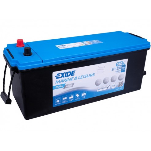 Exide Dual AGM 12 V 140 Ah Starter- und Servicebatterie EP1200