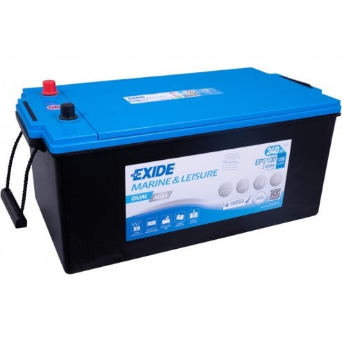 Exide Dual AGM 12 V 240 Ah Starter- und Servicebatterie EP2100