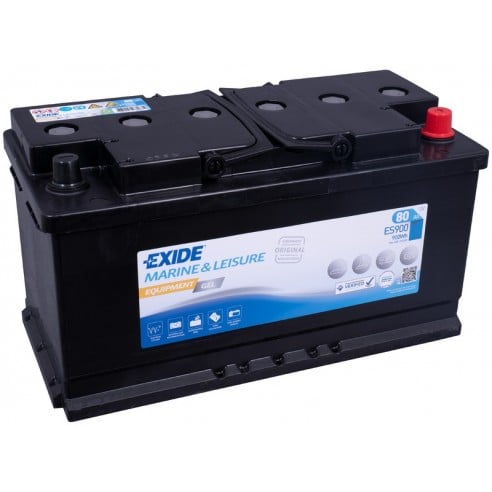 Exide Equipment GEL 12 V 80 Ah Starter- und Servicebatterie ES900