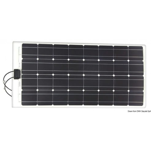 100 Wp flexibles Solarpanel 1231 x 536 mm - Enecom