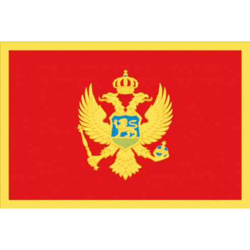 Montenegro Textilflagge - Adria Fahnen