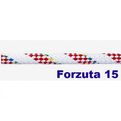 Festmacher aus weißem Polyester von Forzuta, Ø 6 mm. 250 mt.