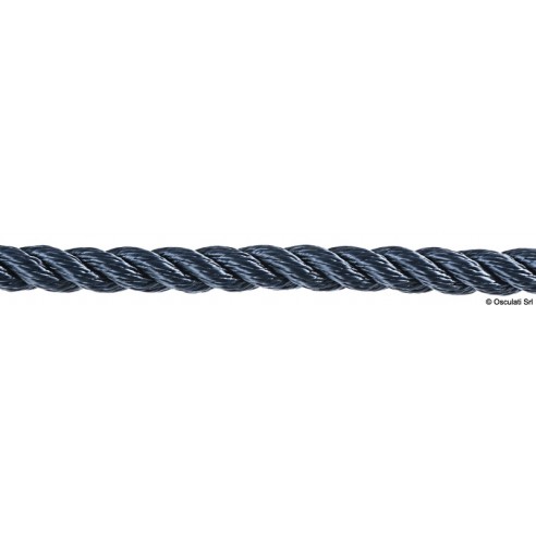 Blaues Polyester-Festmacher-Seil Ø 6 mm. 200 m. - Oskulati