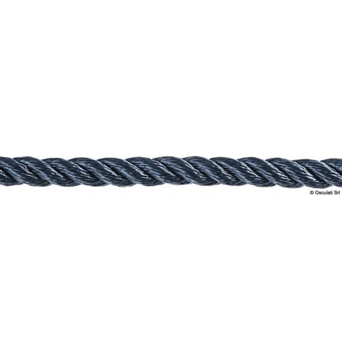 Cima ormeggio blu in poliestere Ø 18 mm. 100 mt. - Osculati