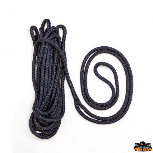 Blaues Polyester-Festmacher-Seil Ø 18 mm. 12 mt. - Trem