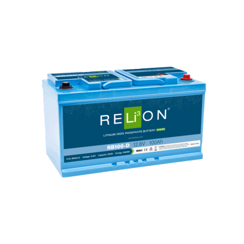 Batteria al litio RB-100D 12 V 100 Ah per avviamento e servizi - Relion