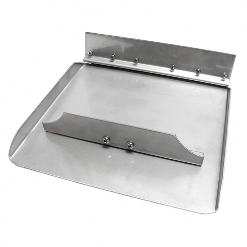 Coppia Tavole flap Bennett in acciaio inox 305 x 229 mm.